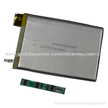 2050mAh Lithium Polymer Battery, Safety, Thin